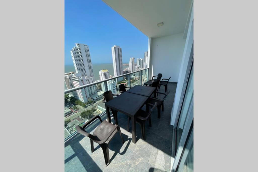 Infinitum Bocagrande-Piso 26-Apartamento Nuevo Cartagena Eksteriør bilde