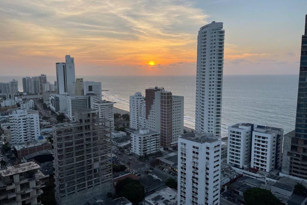 Infinitum Bocagrande-Piso 26-Apartamento Nuevo Cartagena Eksteriør bilde